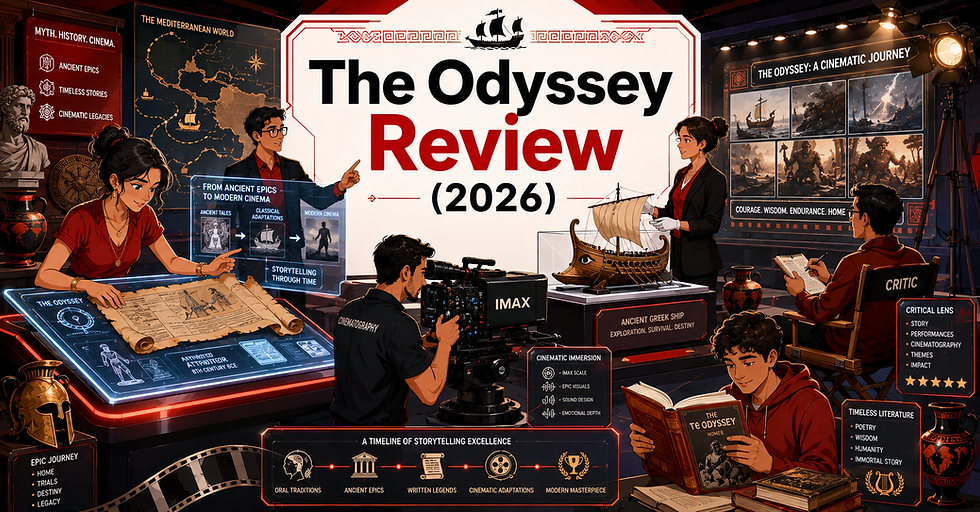 The Odyssey Review (2026): Christopher Nolan Delivers a Visually Stunning Epic Worth Watching in IMAX