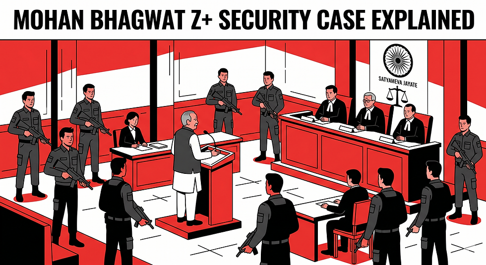 RSS Chief Mohan Bhagwat Z+ Security Case: What Bombay High Court Said and Why It Matters in 2026