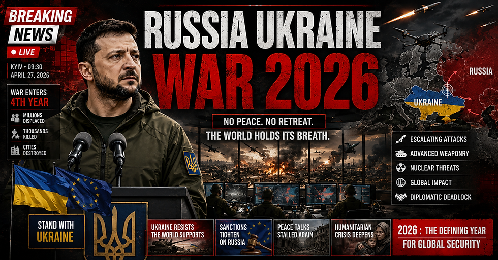 Russia Ukraine War 2026: Deadly Russian Strikes Trigger Zelensky's Urgent Appeal to Trump and the U.S.