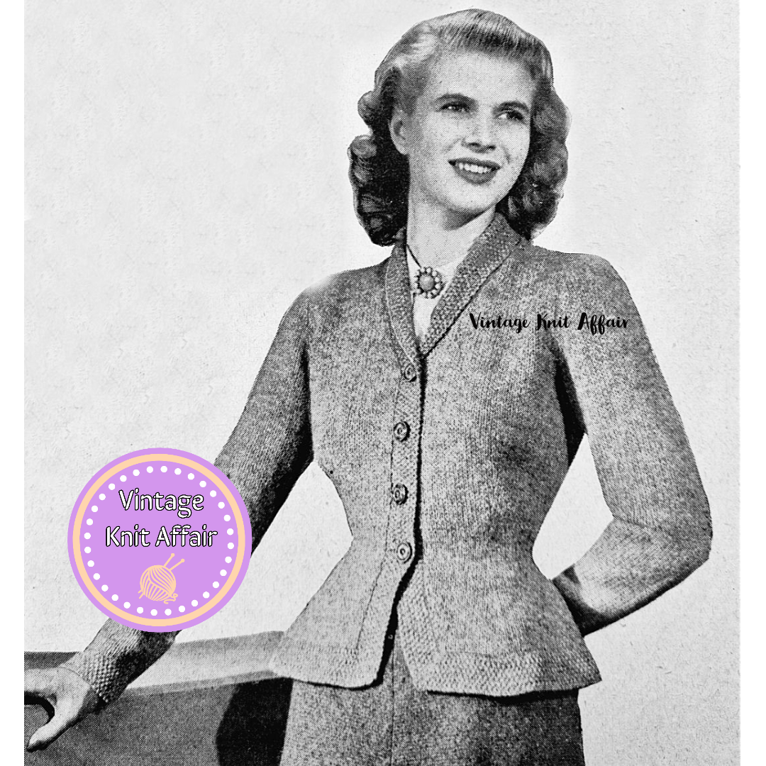 1940s Ladies Tailored Jacket