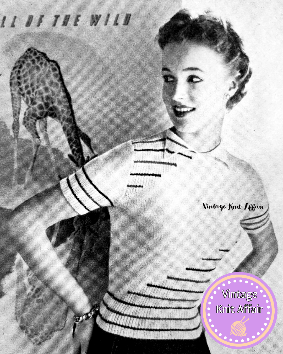 1950s Ribbed Coronation Jumper (1953)