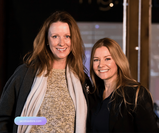Laura Weil  founder and CEO of Hatch + Parley celebrating launch with Cheryl Willson my.SOLIS Founde