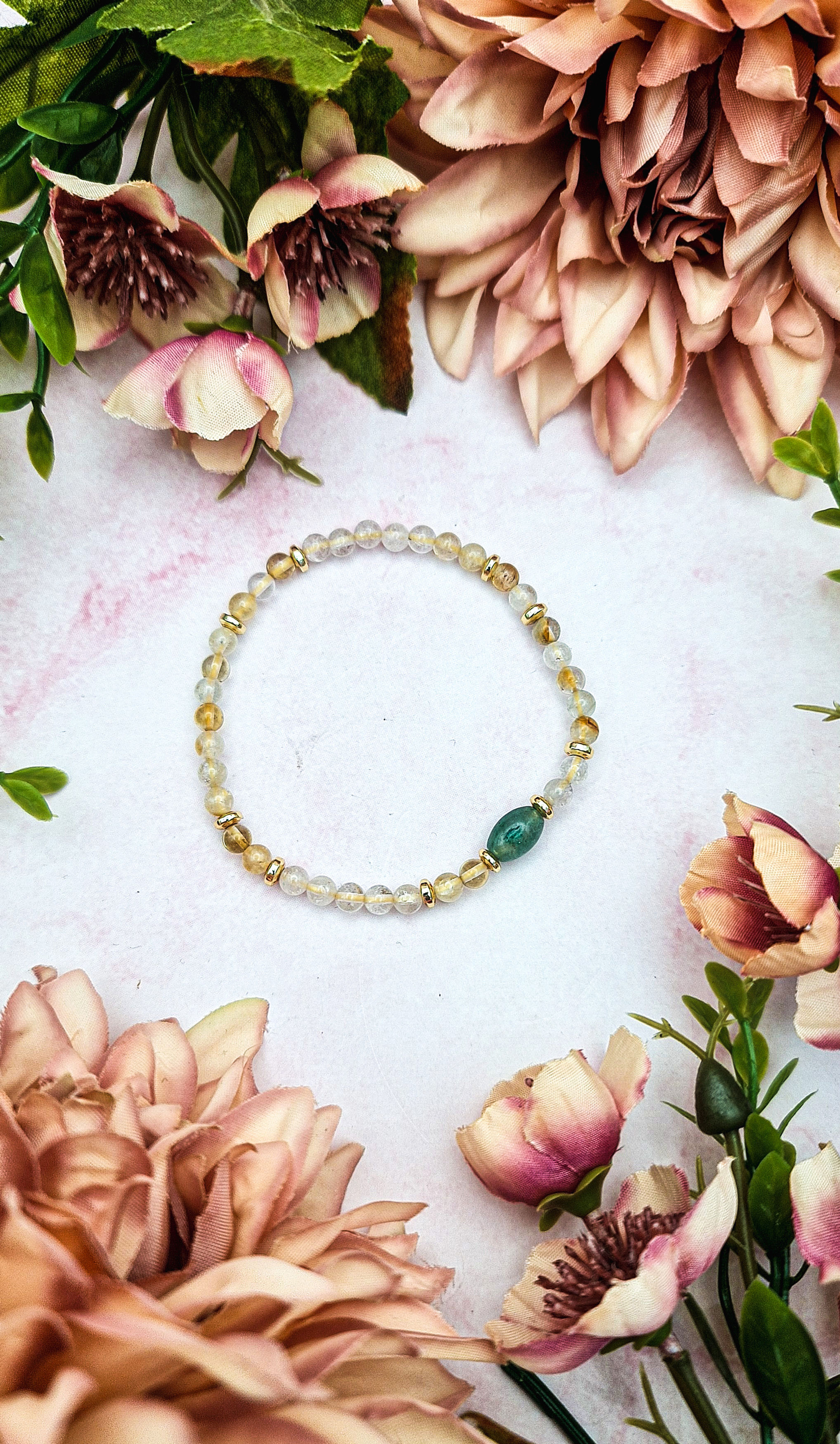 Citrine Bracelet - Small 4mm