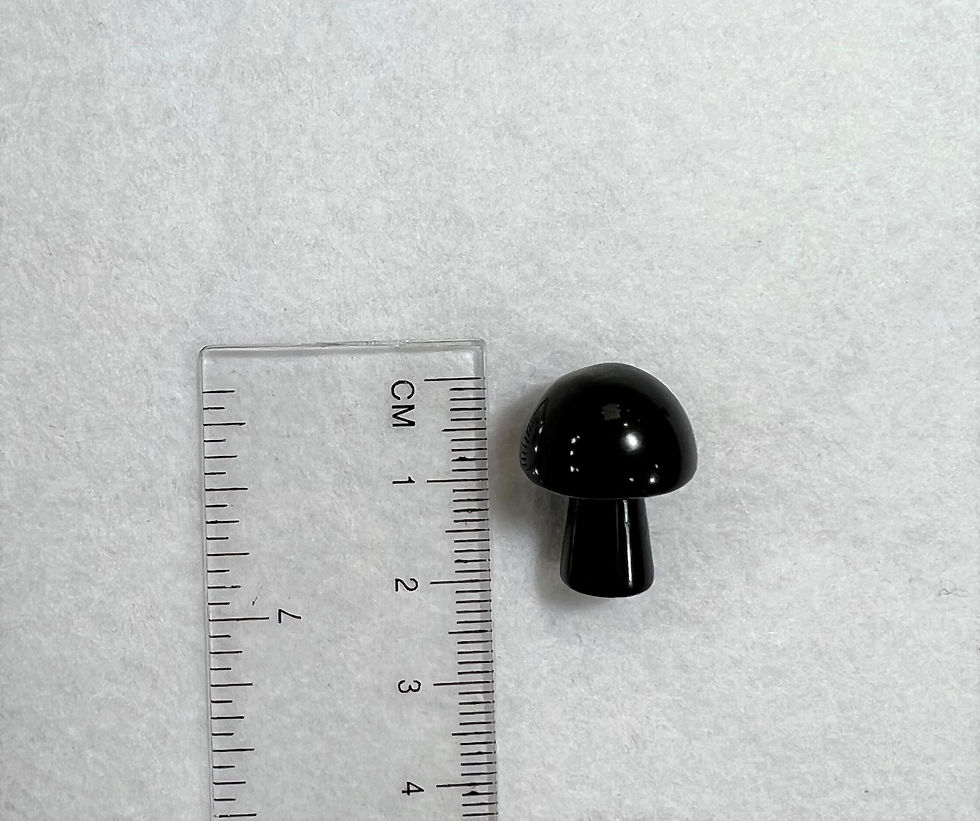 Thumbnail: Crystal Mushroom - Black Obsidian