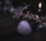 a crystal in the cool moonlight ready for cleansing