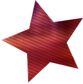 Red Striped Star