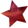 Red Striped Star