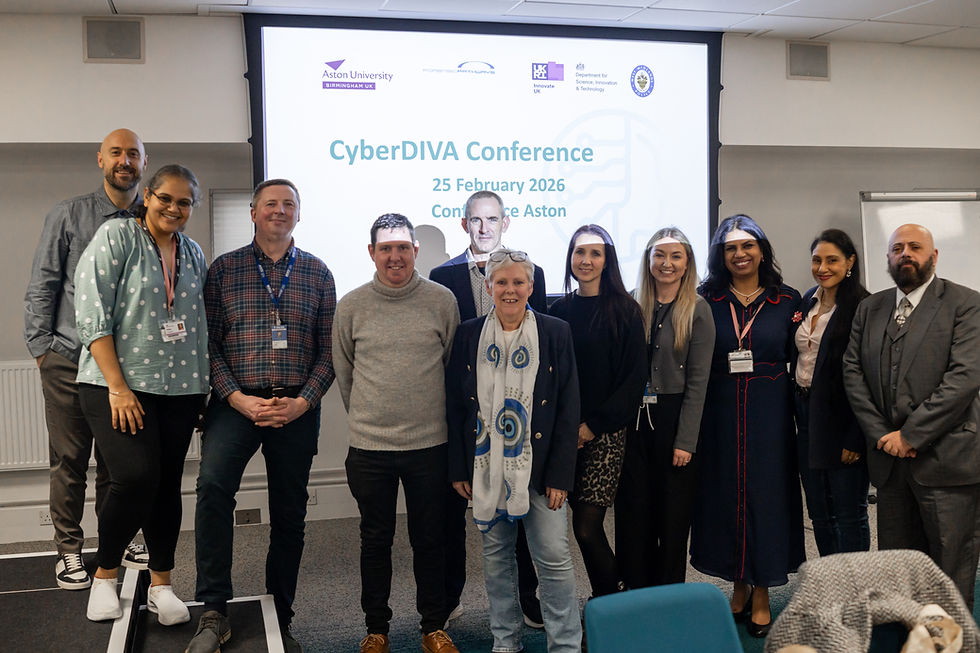 Group picture of key attendees of the CyberDIVA Conference