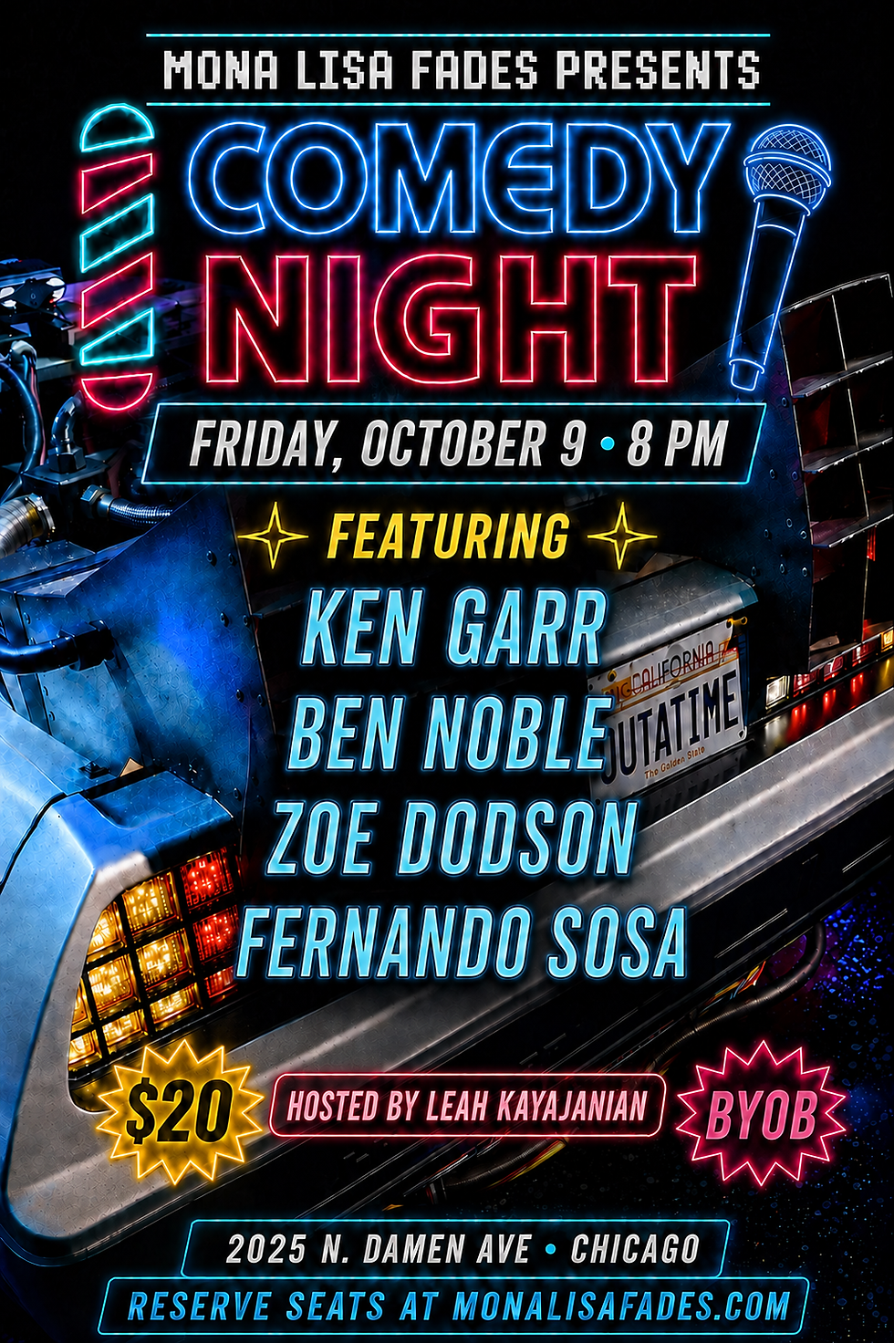 Comedy Night @ Mona Lisa Fades