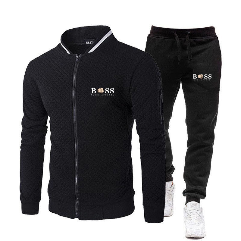 Thumbnail: 2023 Spring and Autumn New Men's Fashion Classic Baseball Suit Pants Set Men's B