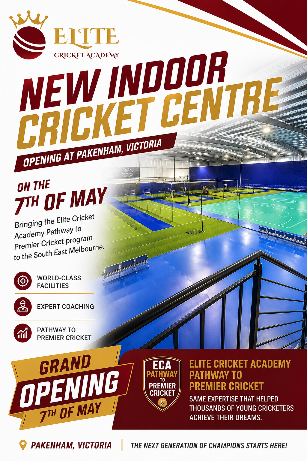 Elite Cricket Academy Is Opening in Pakenham — And We Can't Wait to Meet You#