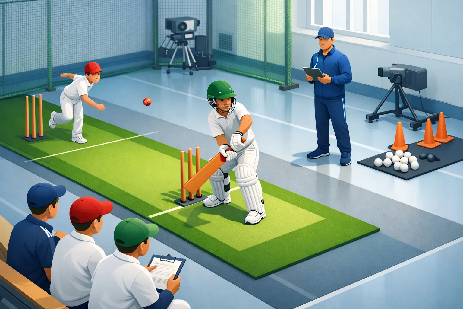 How to Prepare for Cricket Trials Indoors