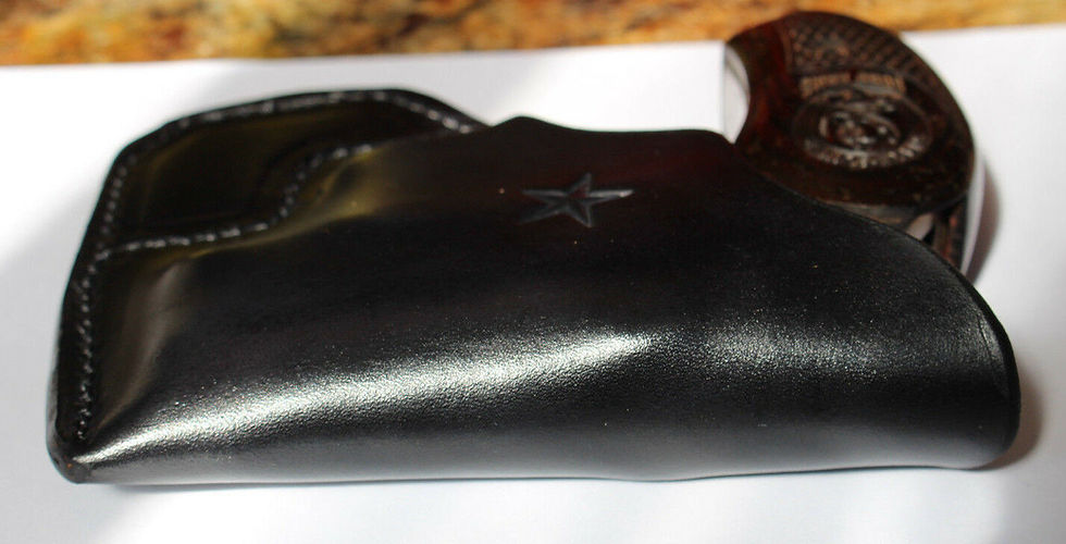 Thumbnail: Pocket Holster for Bond Arms with 3 inch barrel... "Defender" Black leather
