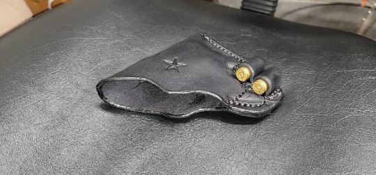 Thumbnail: Pocket holster with ammo loops for Bond Arms derringer 2.5 Barre l...back up or