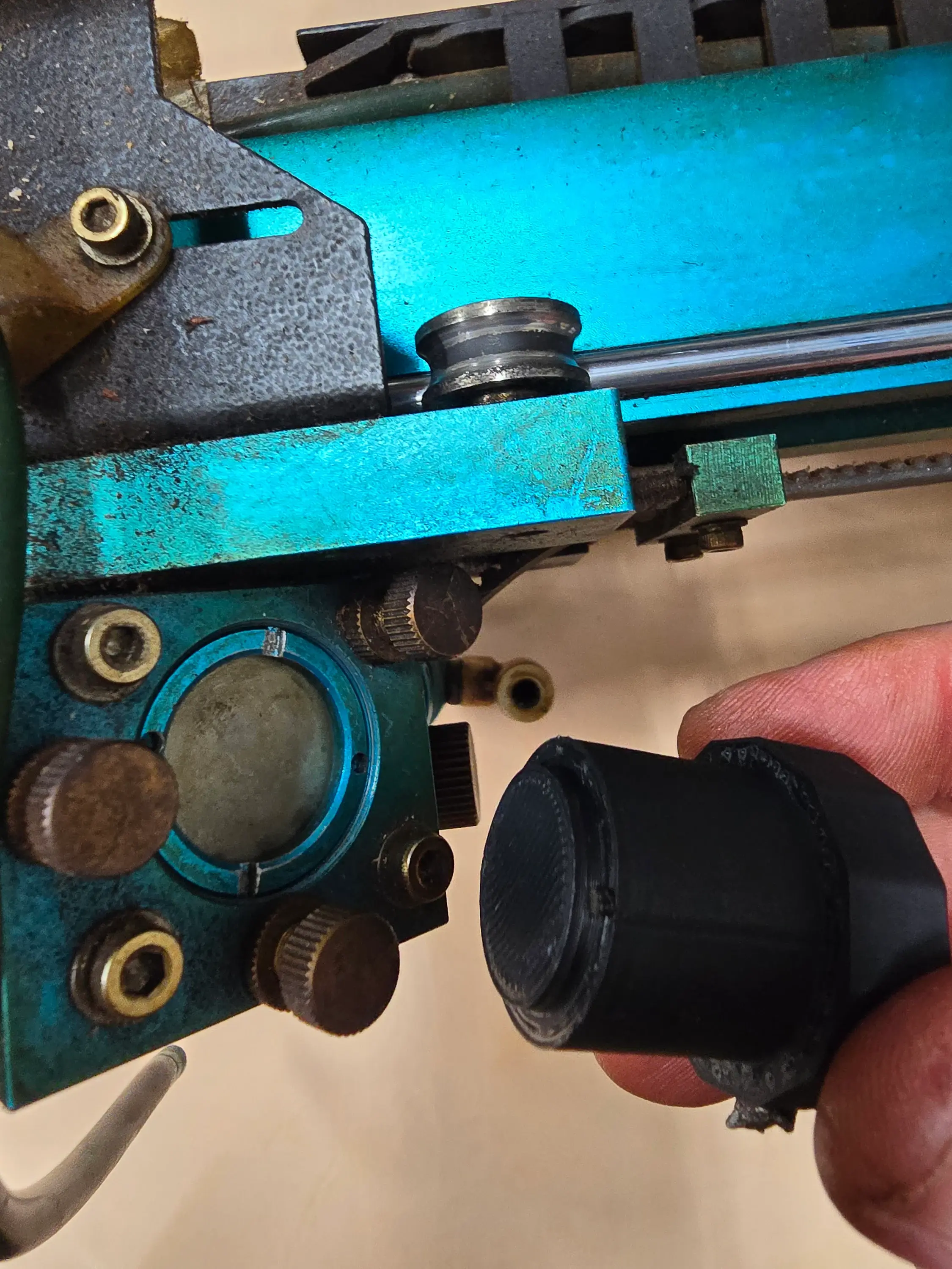 removal tools for Nova Thunder laser. One to remove the mirror and one to remove