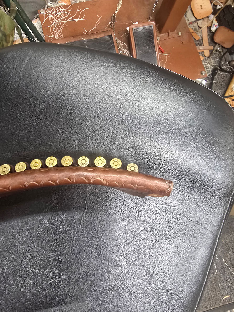Thumbnail: Handmade Western Cartridge slide 357 /38 