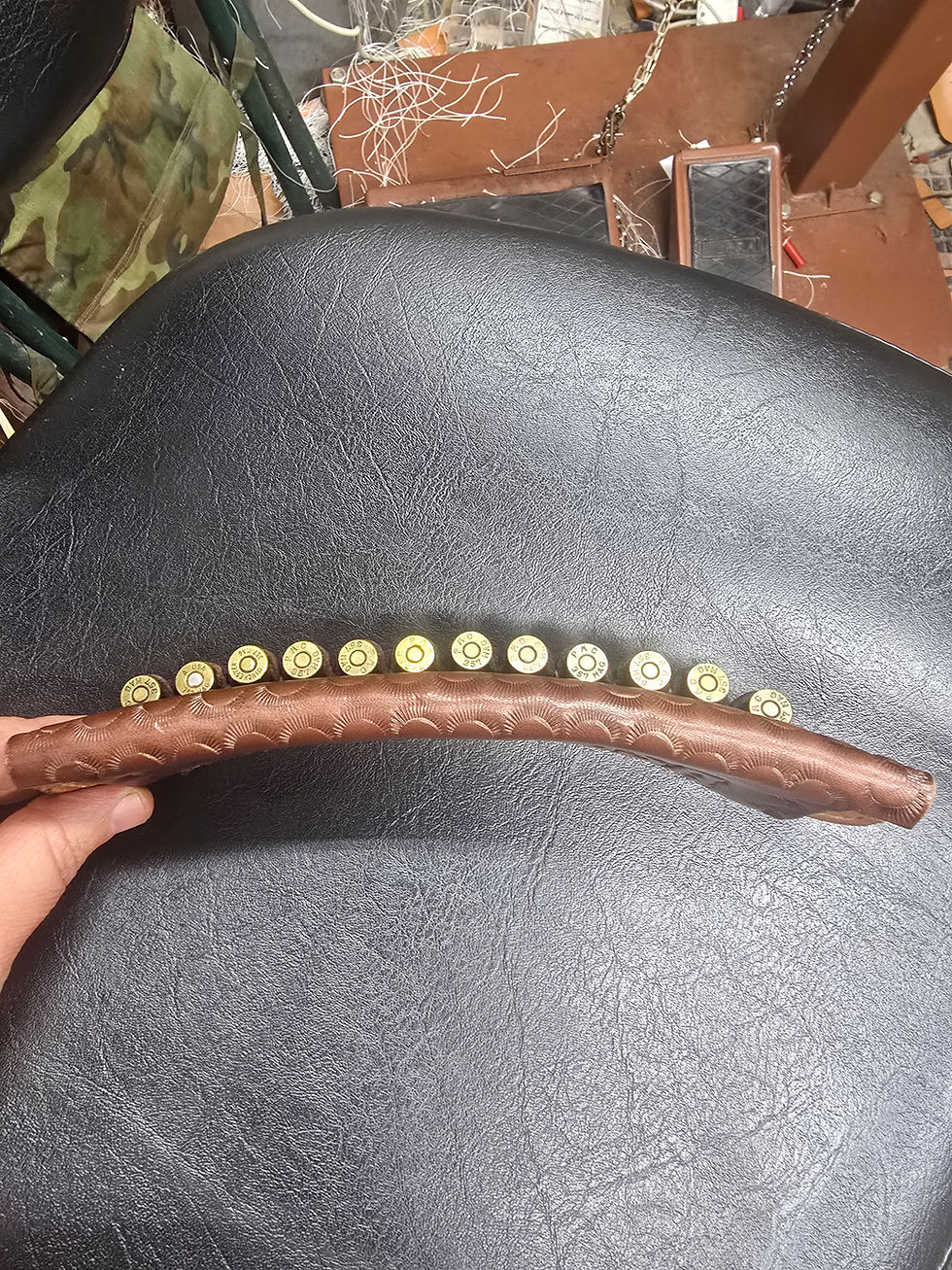 Thumbnail: Handmade Western Cartridge slide 357 /38 