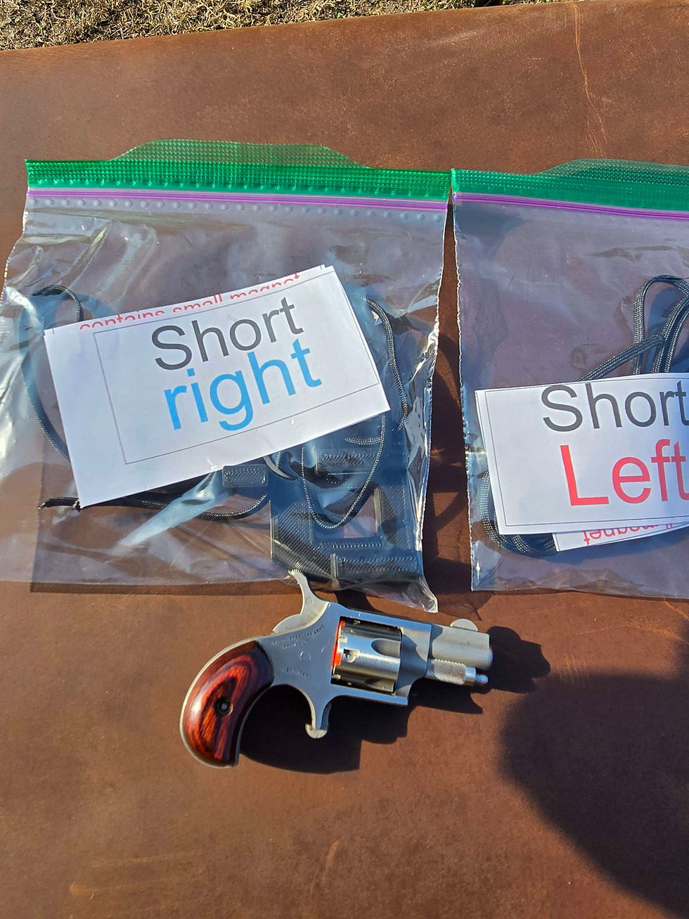 Thumbnail: Necklace Holster For NAA  Short.. 22 short is smaller than 22 LR