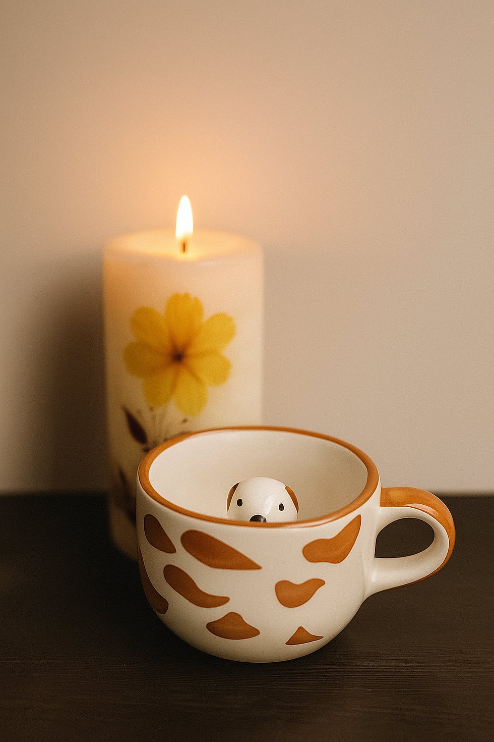 Puppy Peek Mug(Single Large Size Cup)
