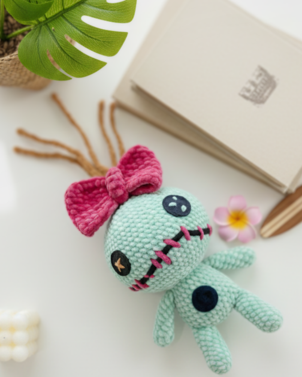 Miniatura: Patrón Trapos (Scrump) Fan Art | Amigurumi en chenille de 25 cm