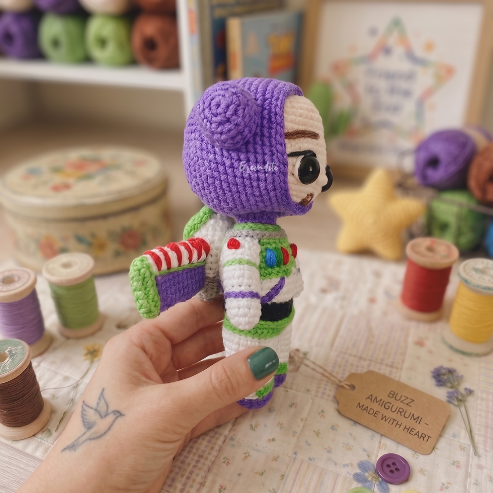 Miniatura: Bundle Woody + Buzz Lightyear — 2 Patrones Amigurumi Fan Art 16 cm | Toy Story