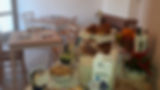 la sala della colazione e del caminetto del bed and breakfast