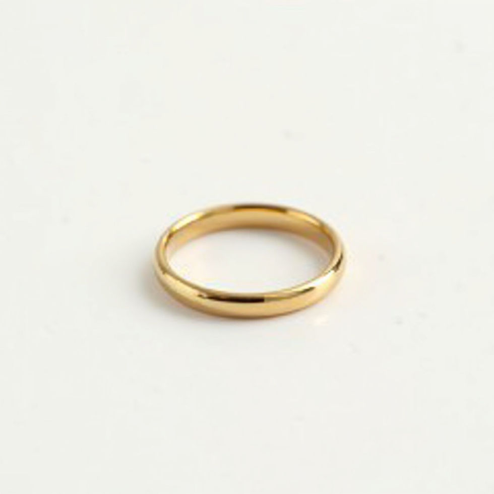 Anel Minimalista Ouro