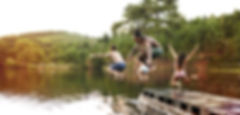 Kids playing on the Lake