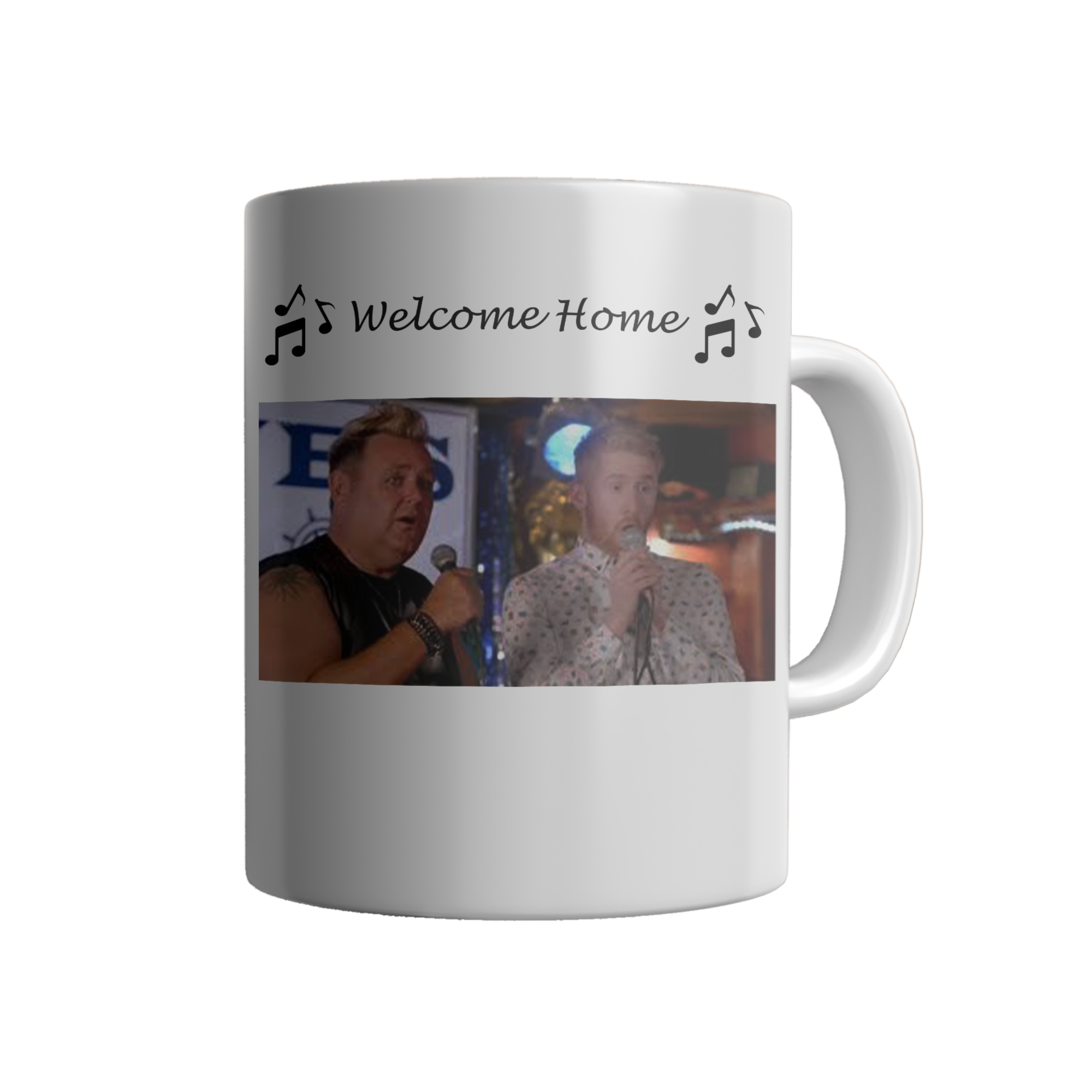 Personalised Benidorm Kenneth And Liam Mug