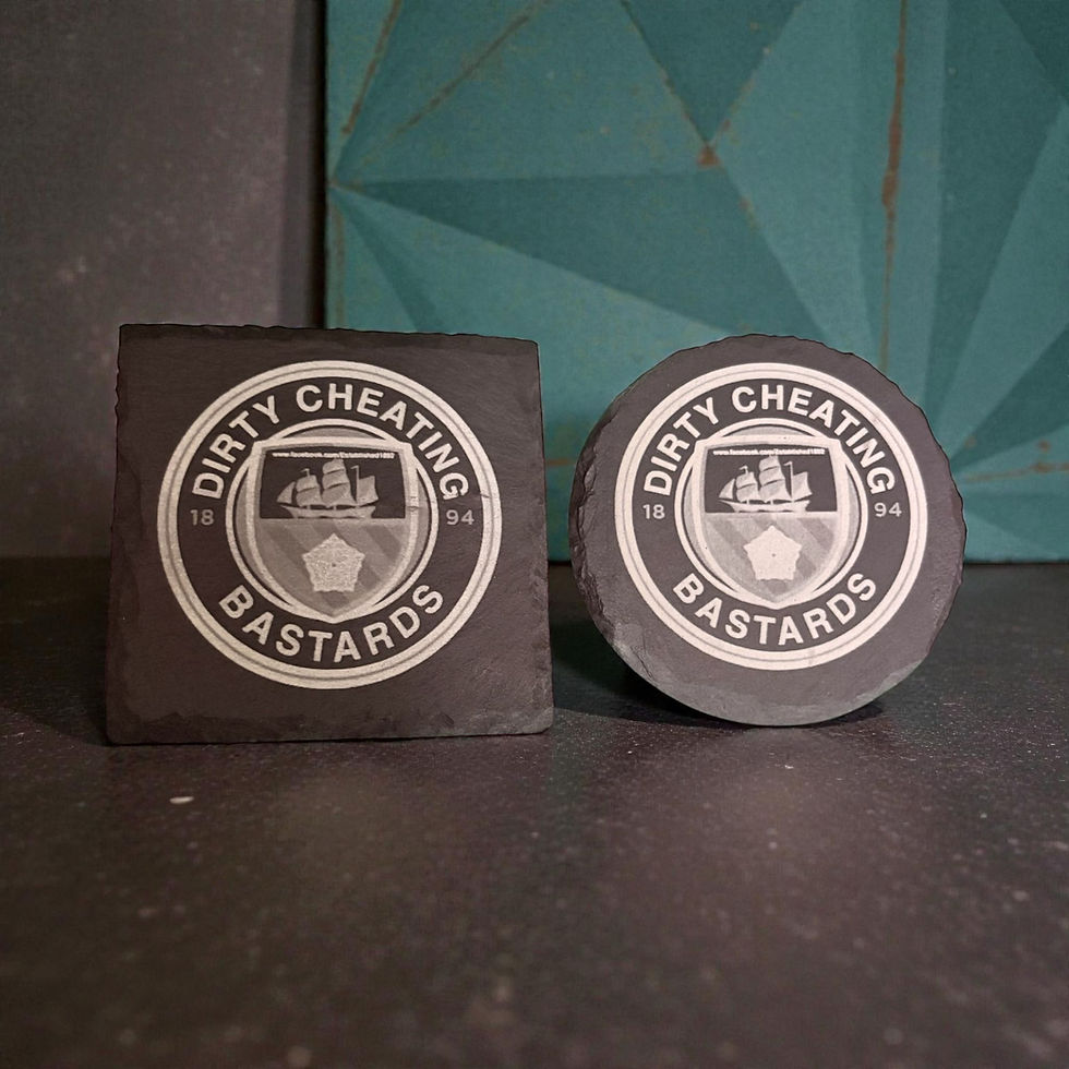 Thumbnail: Limited Edition Slate Manchester City Drinks Coasters