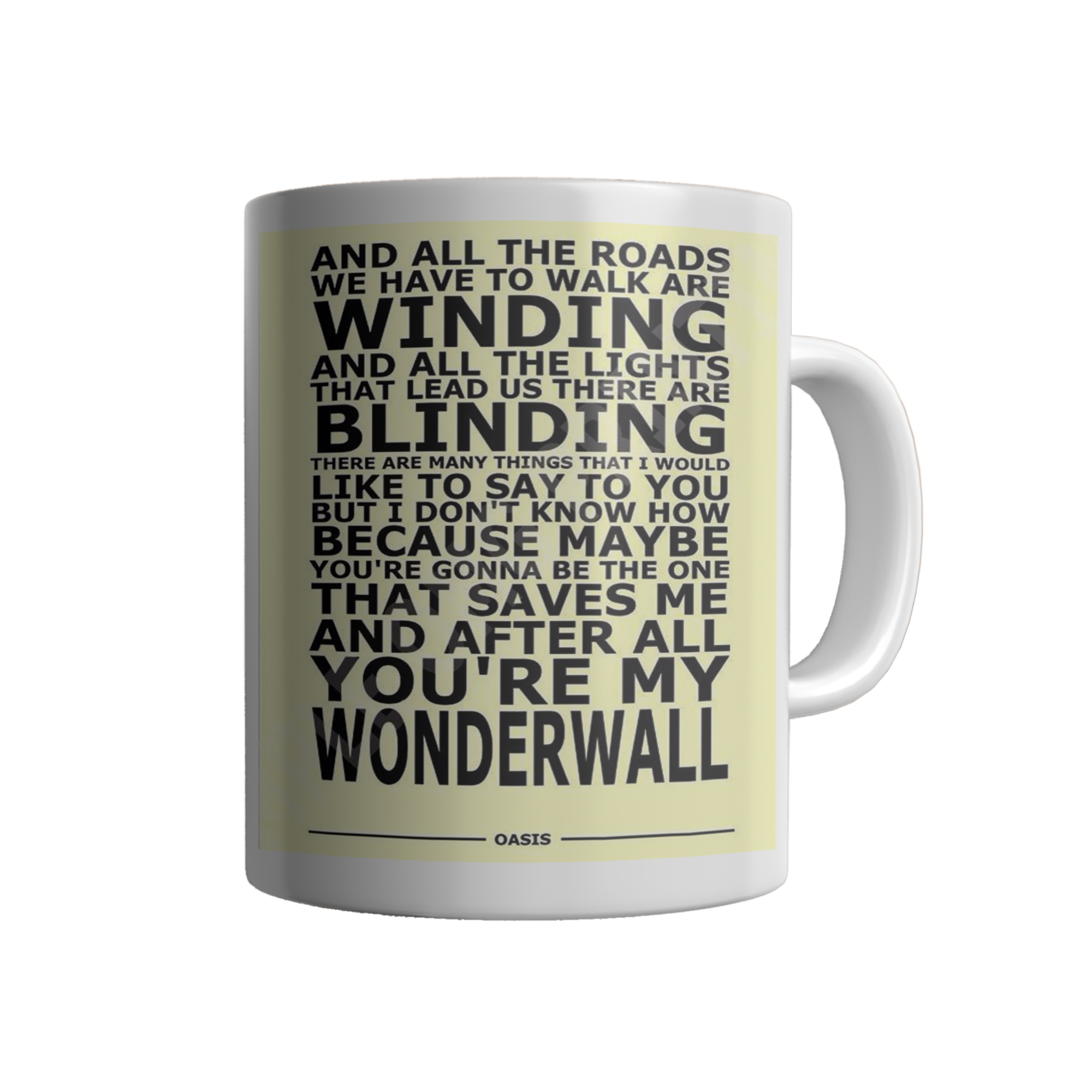 Personalised Limited Edition Oasis Mug