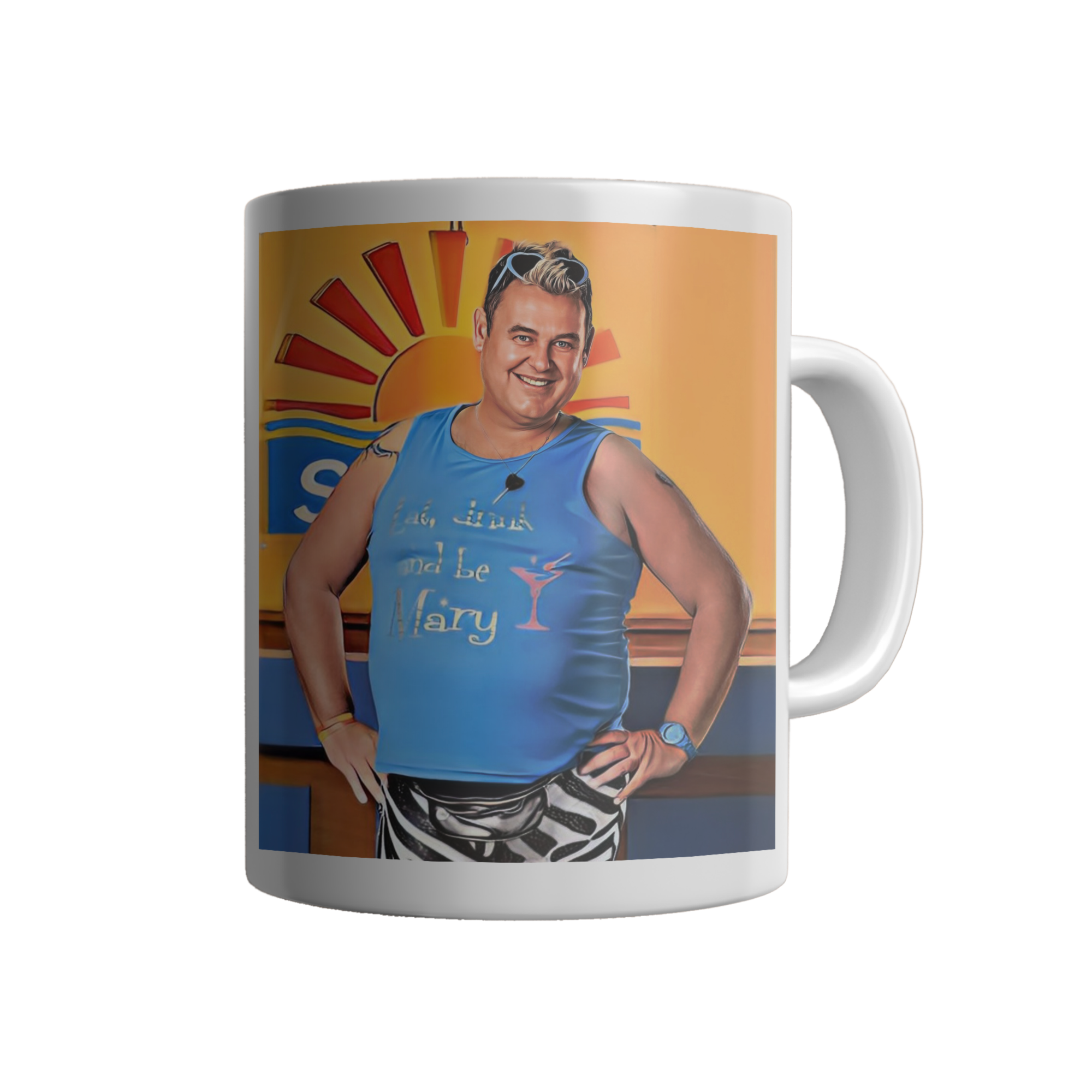 Personalised Kenneth Benidorm TV Classic Sketch Mug
