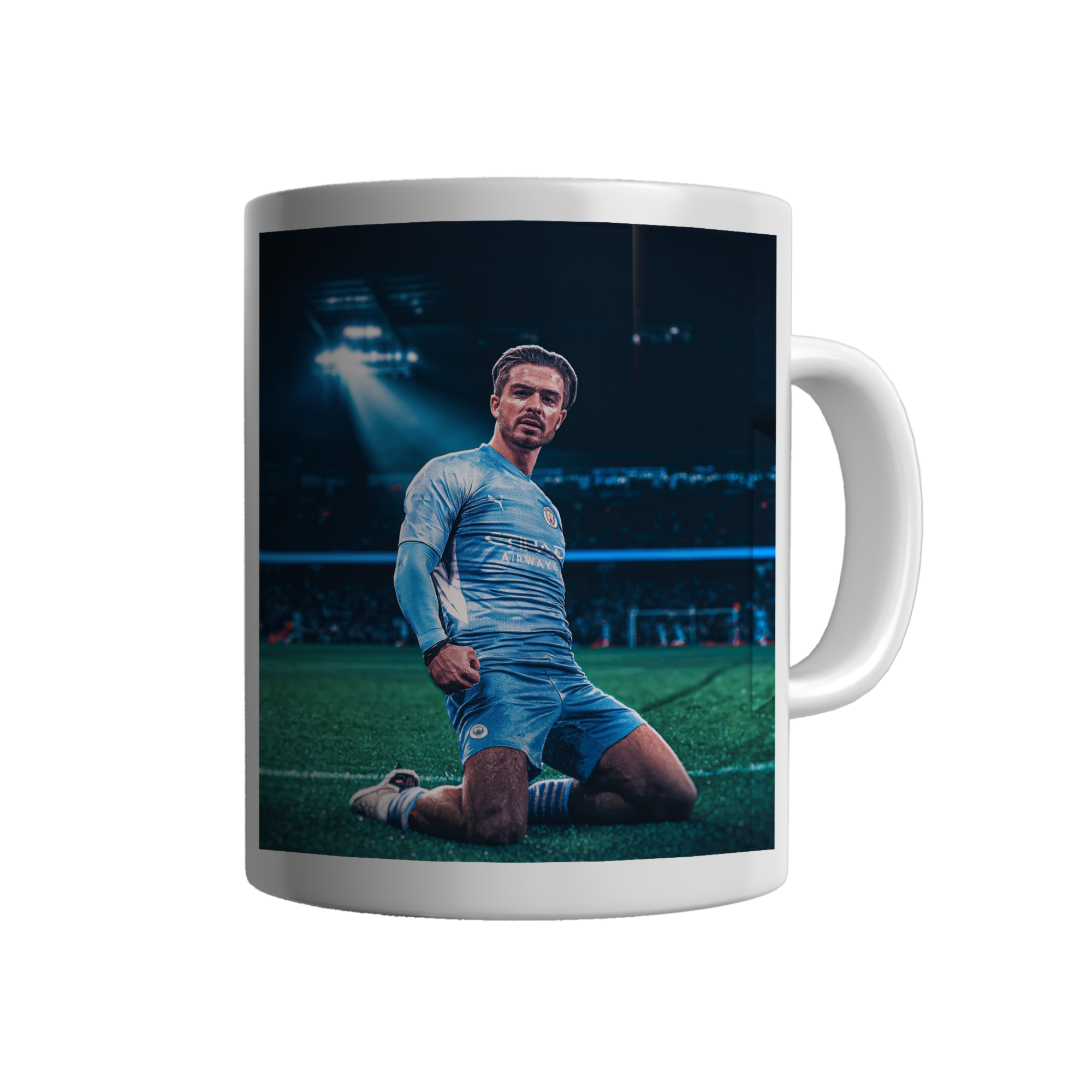 Personalised Limited Edition Manchester City Jack Grealish Mug