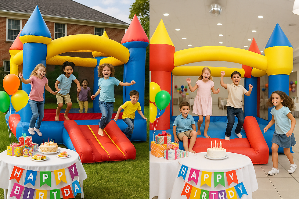 festa infantil em casa ou buffet