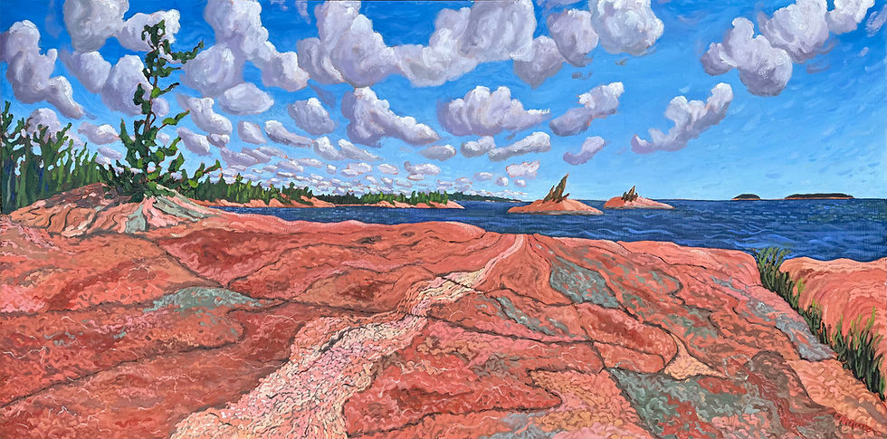 Georgian Bay - landscape painting by Robert Cortotto