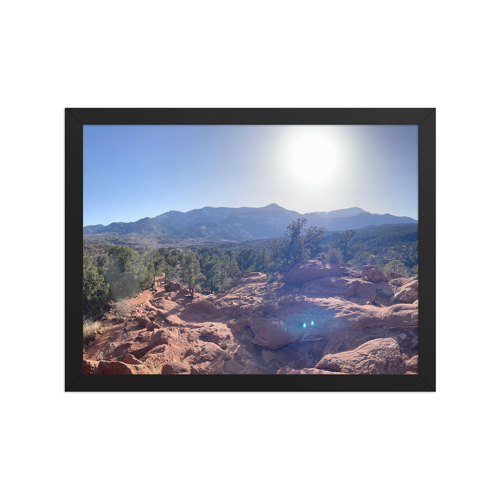Thumbnail: Gods' Respite - Framed poster