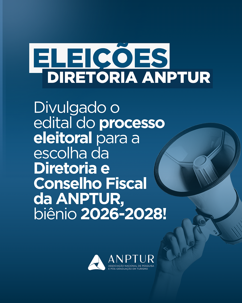 ANPTUR convoca associados a compor chapa para eleição da nova gestão 2026–2028