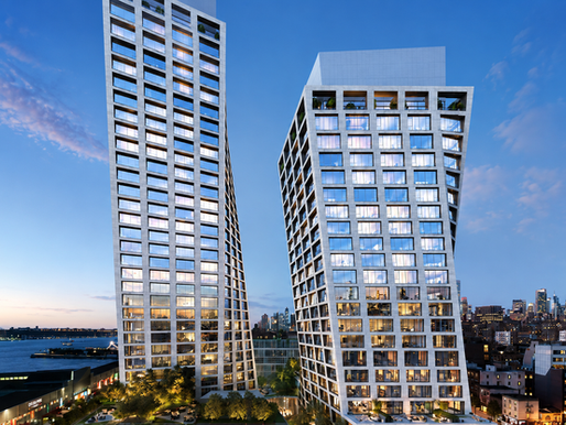 ONE HIGH LINE|高线公园扭转双塔|高线一号|切尔西富人区网红楼盘|西切尔西滨水豪宅