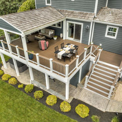 high level deck balcony