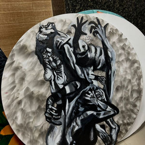 Abstract Black and White Artwork