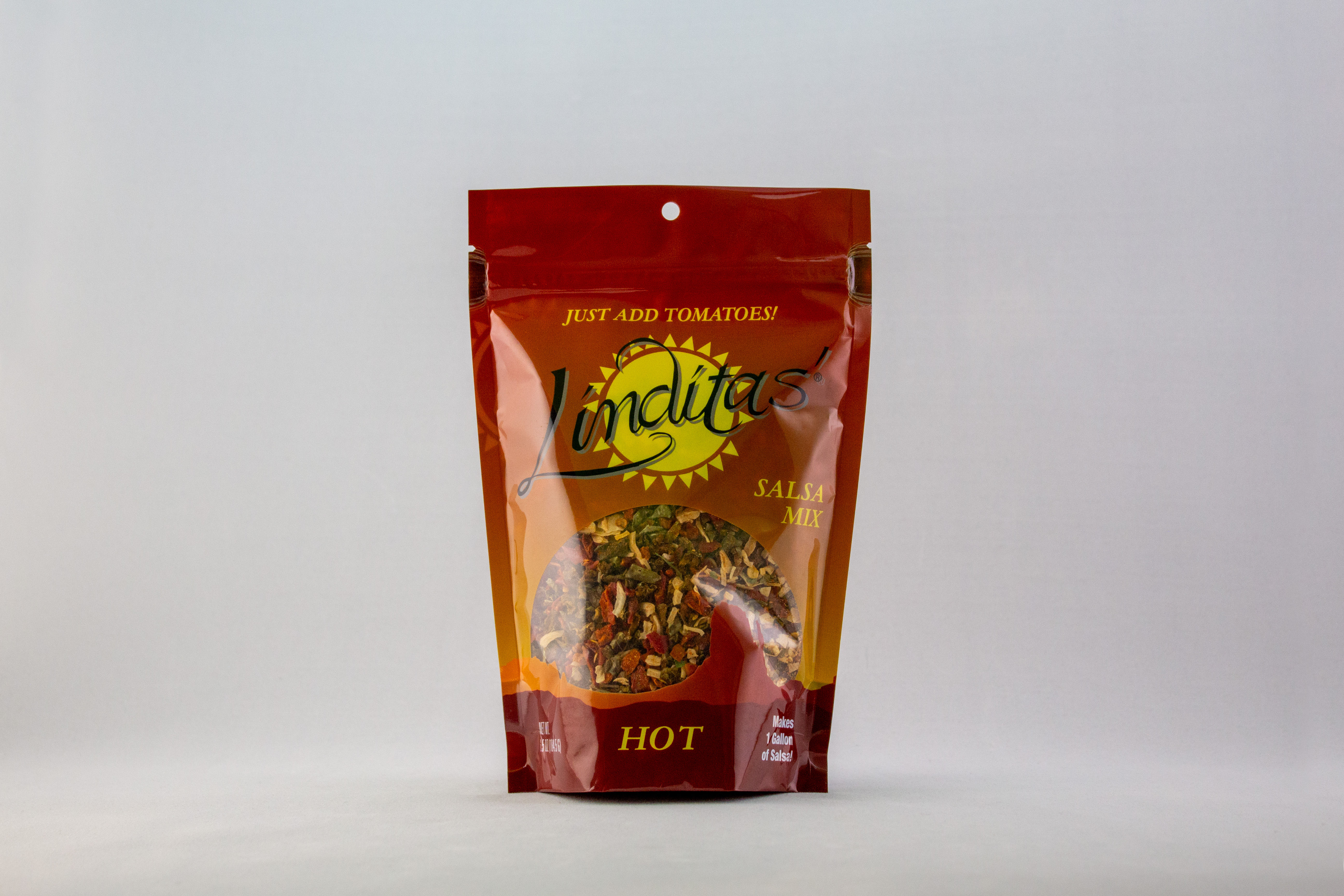 Lindita's Hot Salsa 6.5oz Pack (Makes about 1 Gallon) Free Shipping