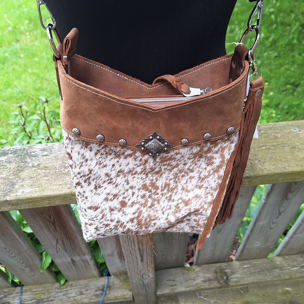 Thumbnail: Speckled Cowhide Crossbody 