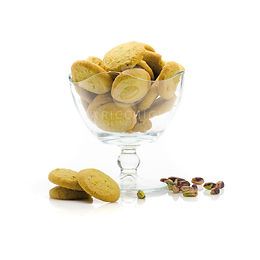 Biscotti secchi al Pistacchio con gocce di Cioccolato