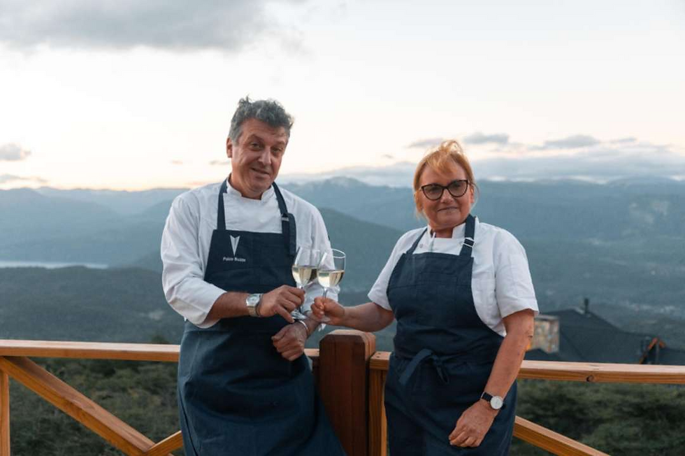 La Chef Dolly Irigoyen, madrina del evento junto a Pablo Buzzo