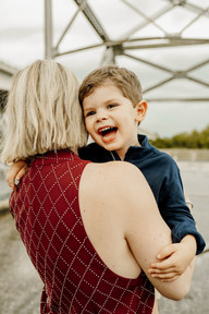 mom and son together 