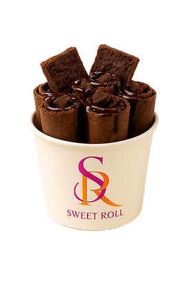 Chocolate Rolled Ice Cream 