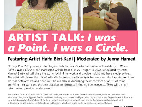 Artist Talk with Haifa Bint-Kadi