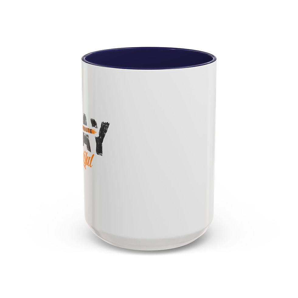 Thumbnail: Distressed Pray Beautiful - Accent Coffee Mug (15oz)