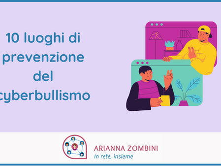 10 luoghi di prevenzione del cyber-bullismo