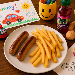 🌭 Two Sausages & Chips - (Kids Menu)